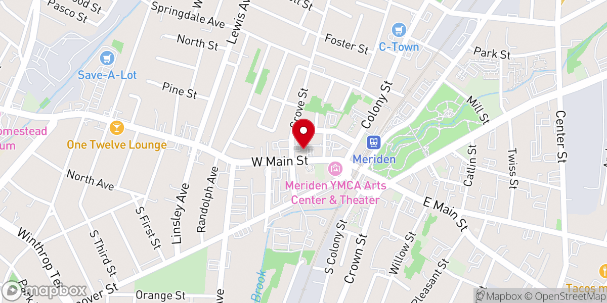 Map showing location of Iglesia Misionera Escogidos para Salvación