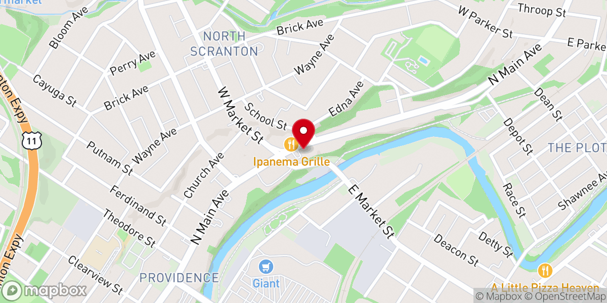 Map showing location of City Lights Church