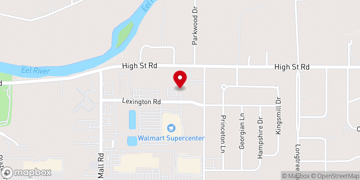 Map showing location of Mary Max Cinemas Logansport 5+