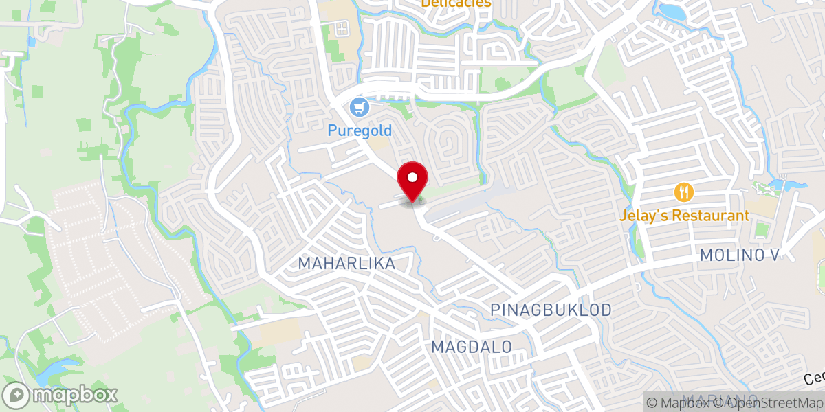Map showing location of One Way Jesus Foursquare Church