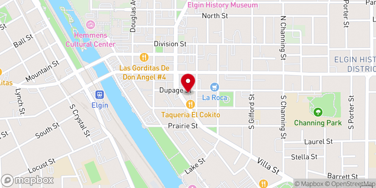Map showing location of Iglesia Principe De Paz