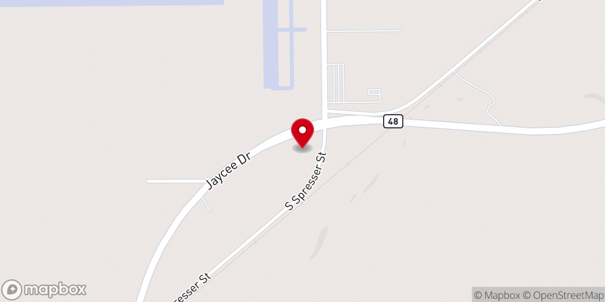 Map showing location of Faith Community Worship Center