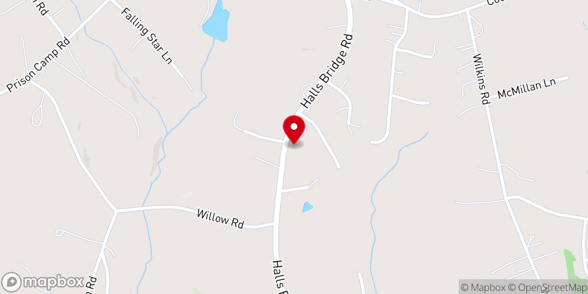 Map showing location of United Biker Church