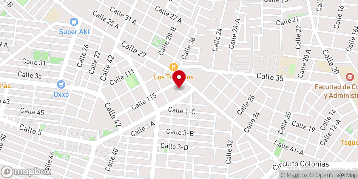 Map showing location of Palabra Miel Iglesia de Jesucristo