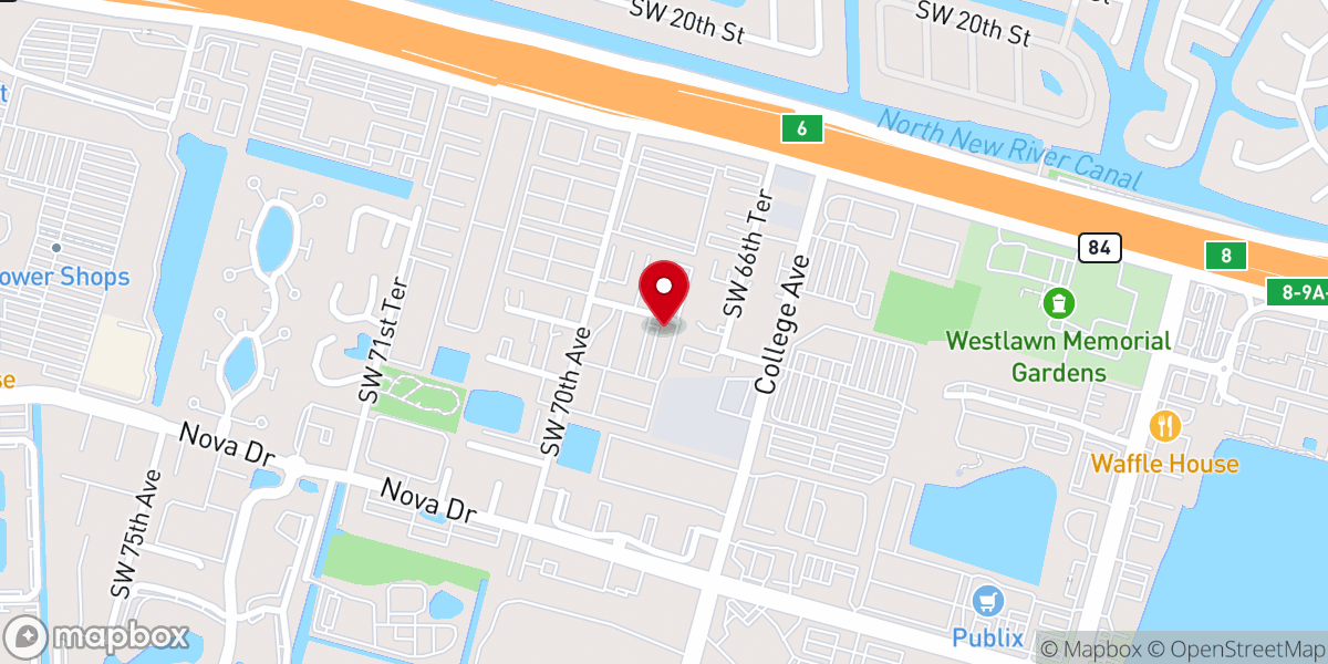 Map showing location of Liberty Life Center