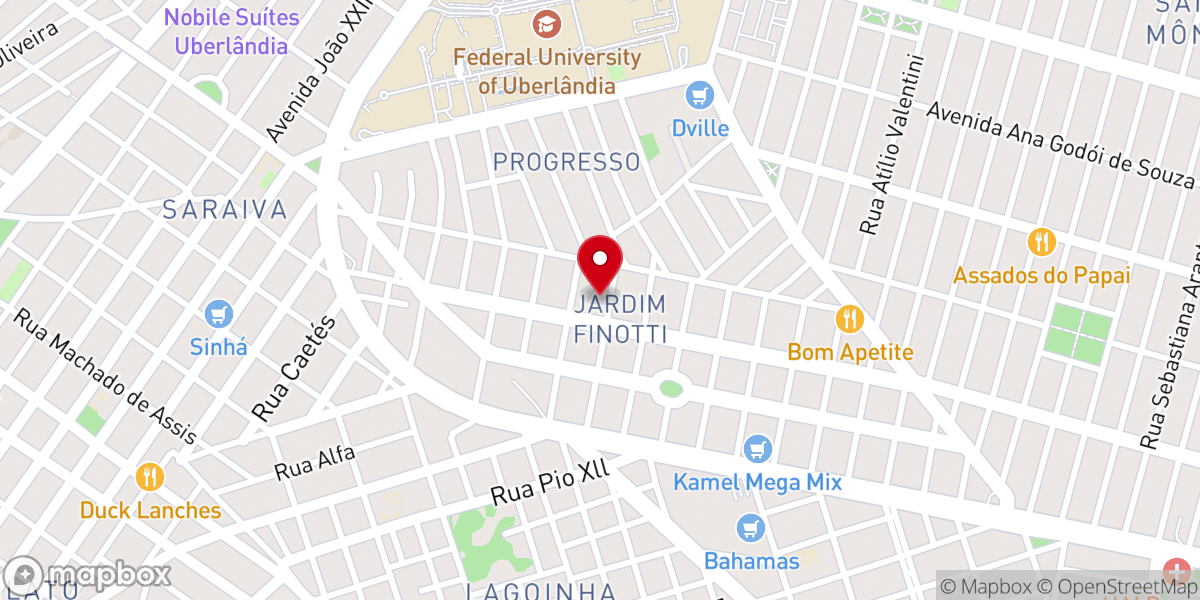 Map showing location of Matriz - Paróquia São Mateus