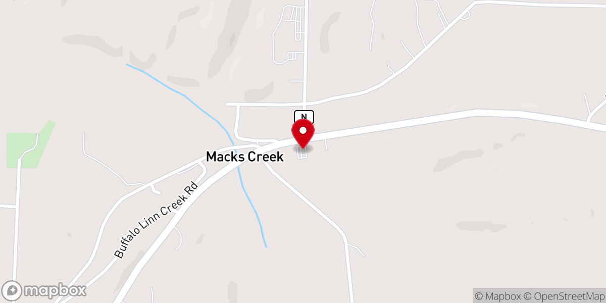 Map showing location of First Baptist Church