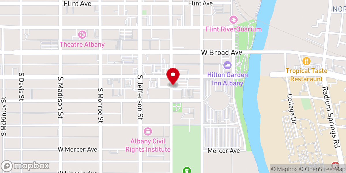 Map showing location of New Horizon Temple Of Deliverance