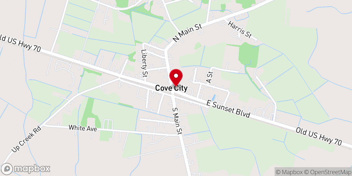 Map showing location of Just A Blessing Ministries