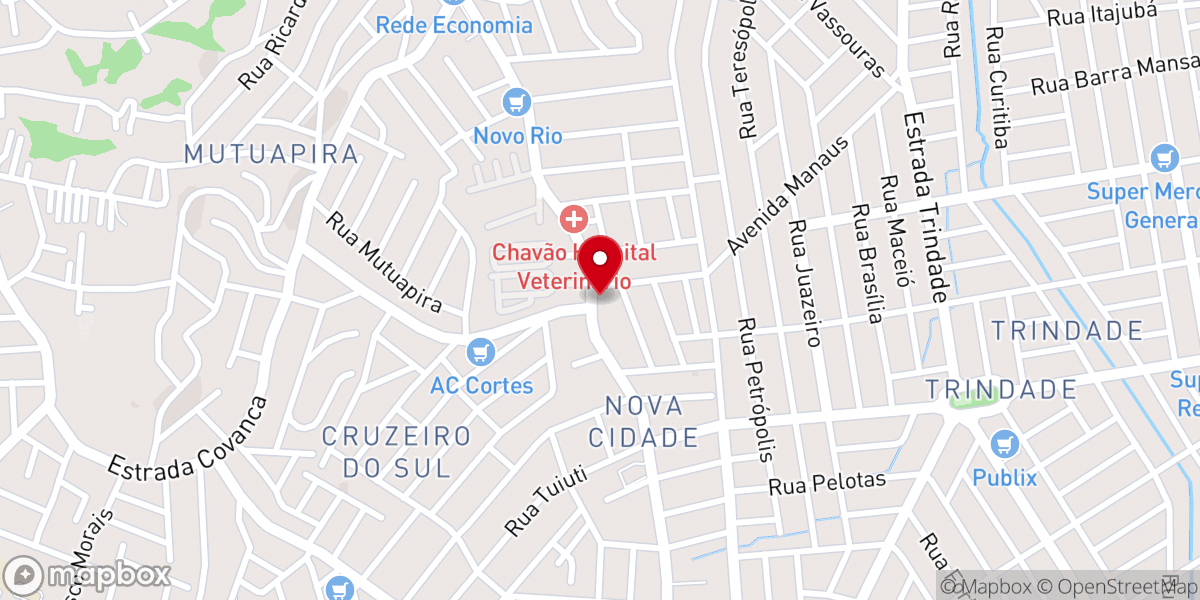 Map showing location of Mitra Arquidiocesana de Niterói-Capela Santa Rita de Cássia