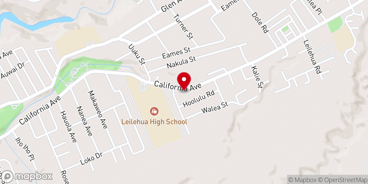 Map showing location of Trinity Lutheran Church & School