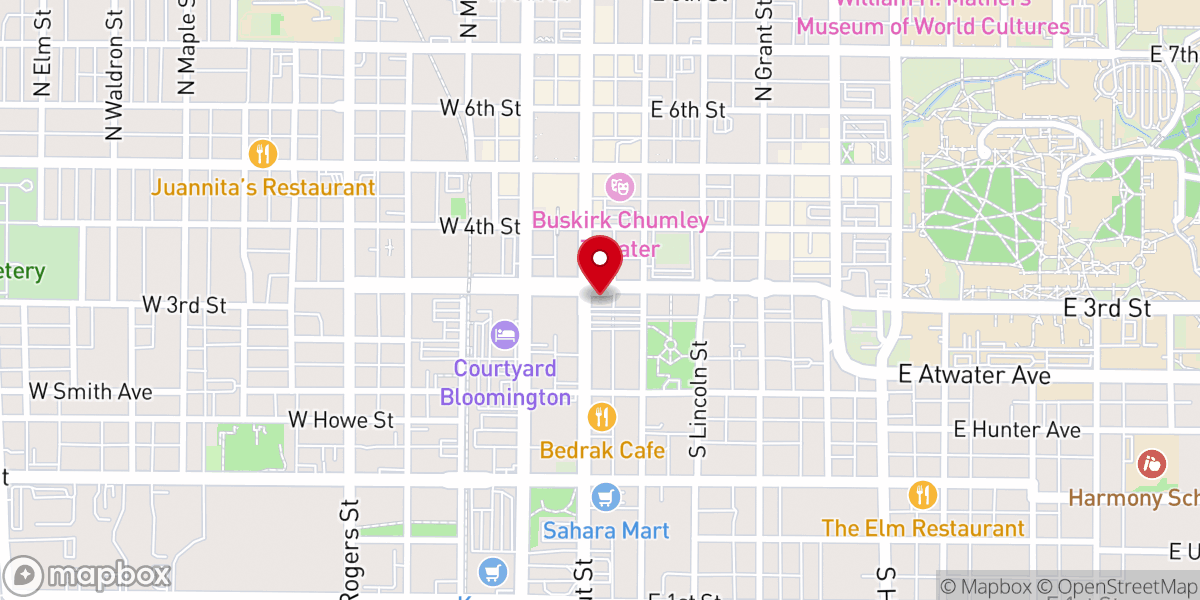 Map showing location of Greyhound: Bus Station