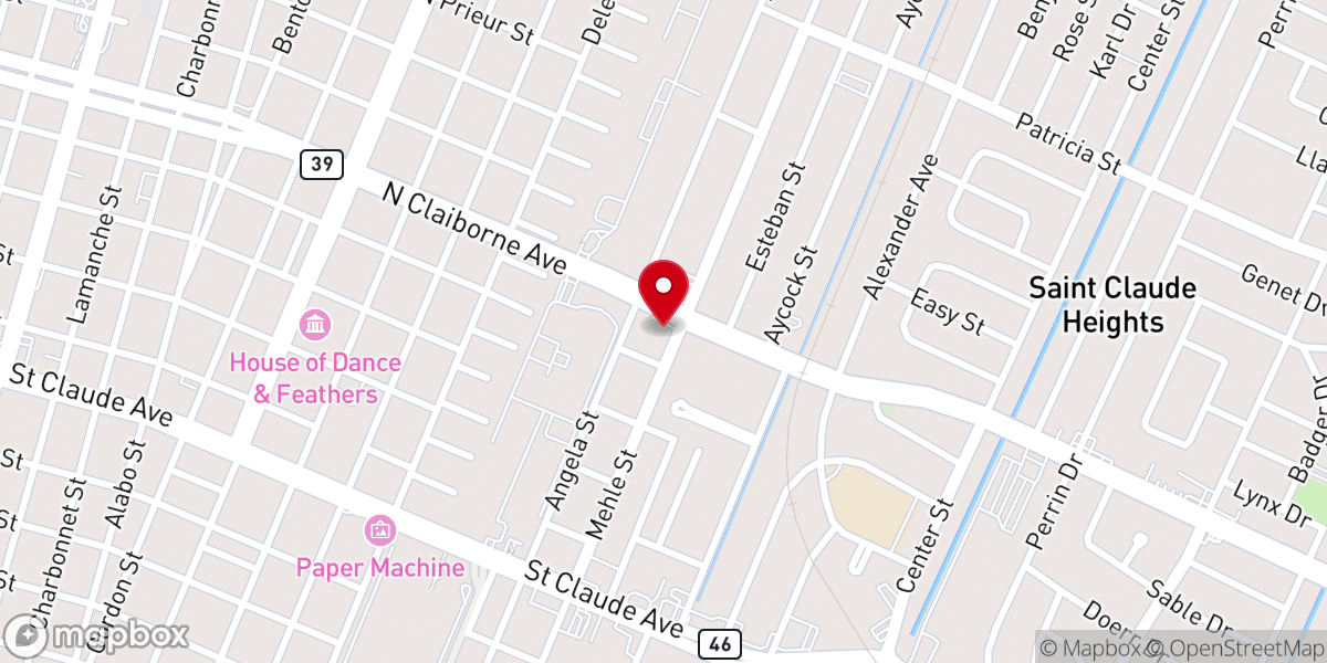 Map showing location of Parish Detail