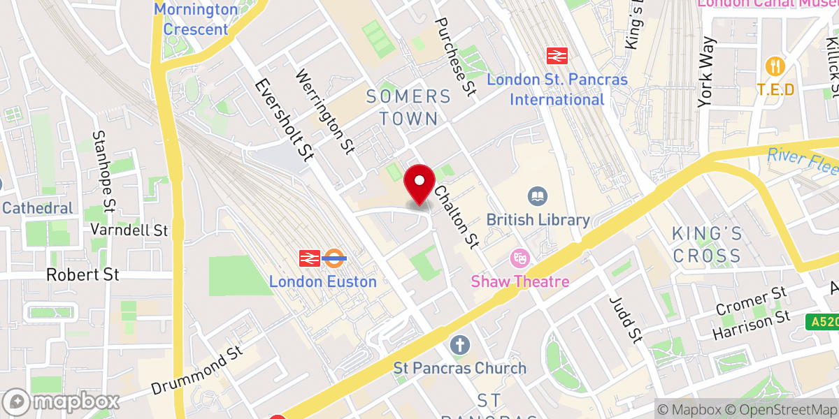 Map showing location of Revelation Church London Sunday Services