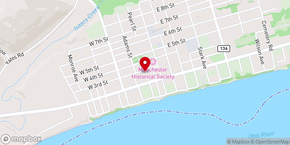 Map showing location of First Methodist Protestant Church