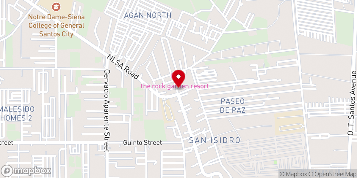 Map showing location of People's Evangelical Alliance Church