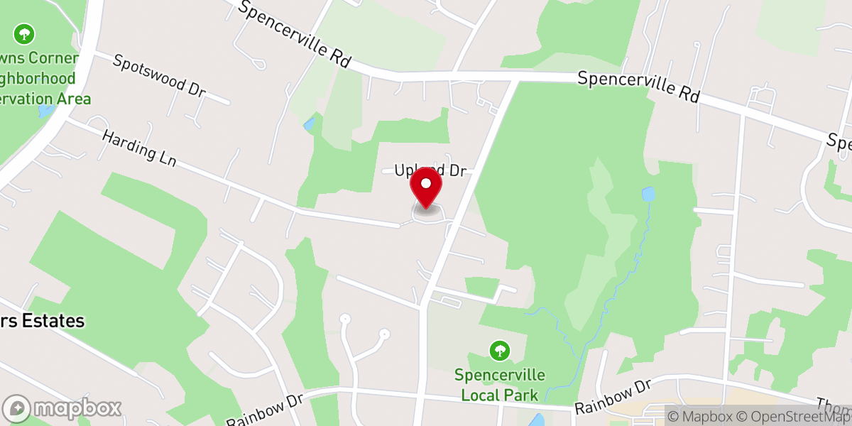Map showing location of Round Oak Missionary Baptist Church