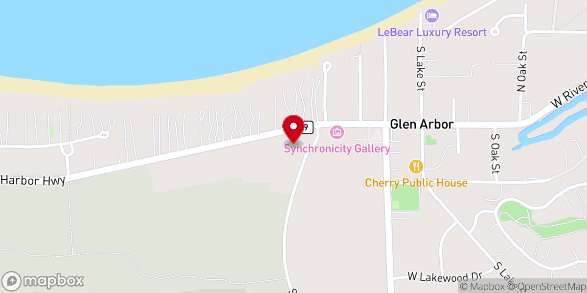 Map showing location of First Church of Christ, Scientist, Glen Arbor