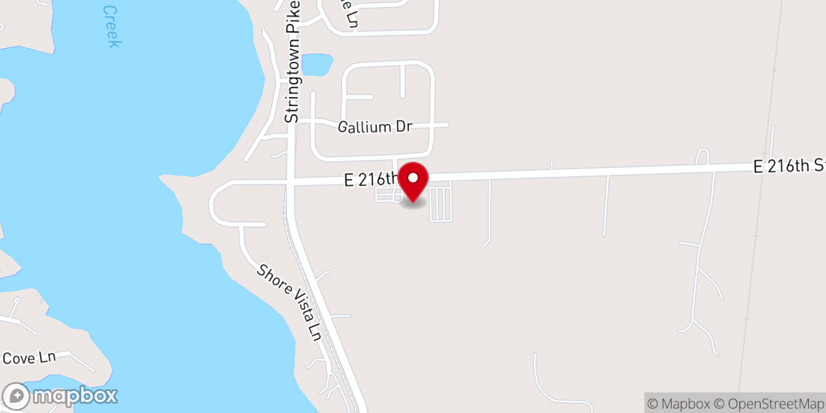 Map showing location of Harbour Shores Church