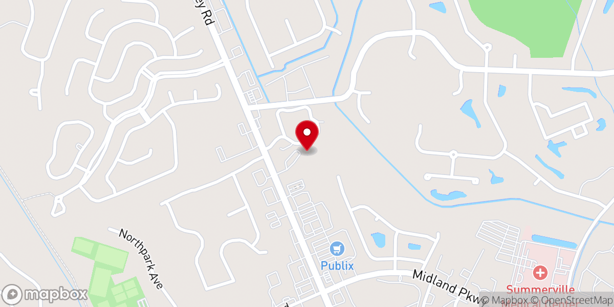 Map showing location of Scots Kirk Presbyterian Church