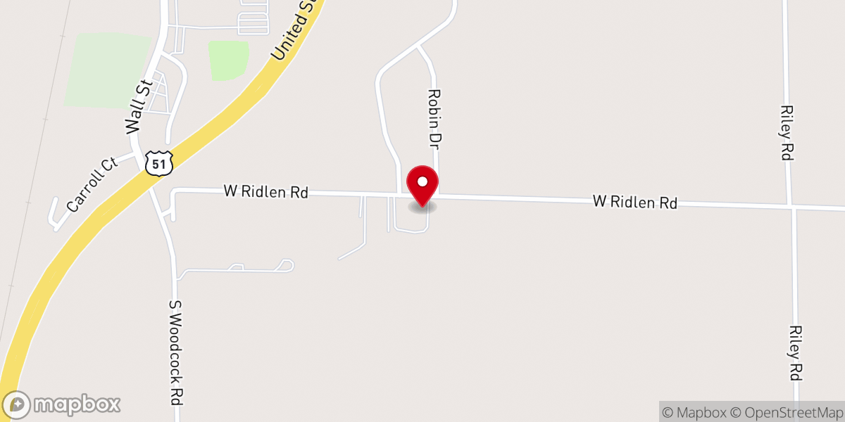 Map showing location of Faith Life Family Church