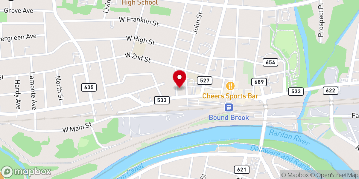Map showing location of @ The Wine Room