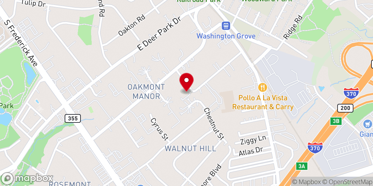 Map showing location of DC Christian Fellowship