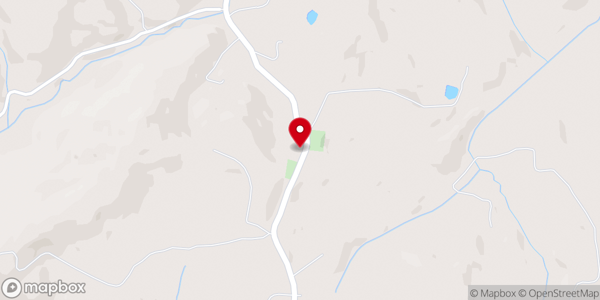 Map showing location of Mount Lebanon Primitive Baptist Church