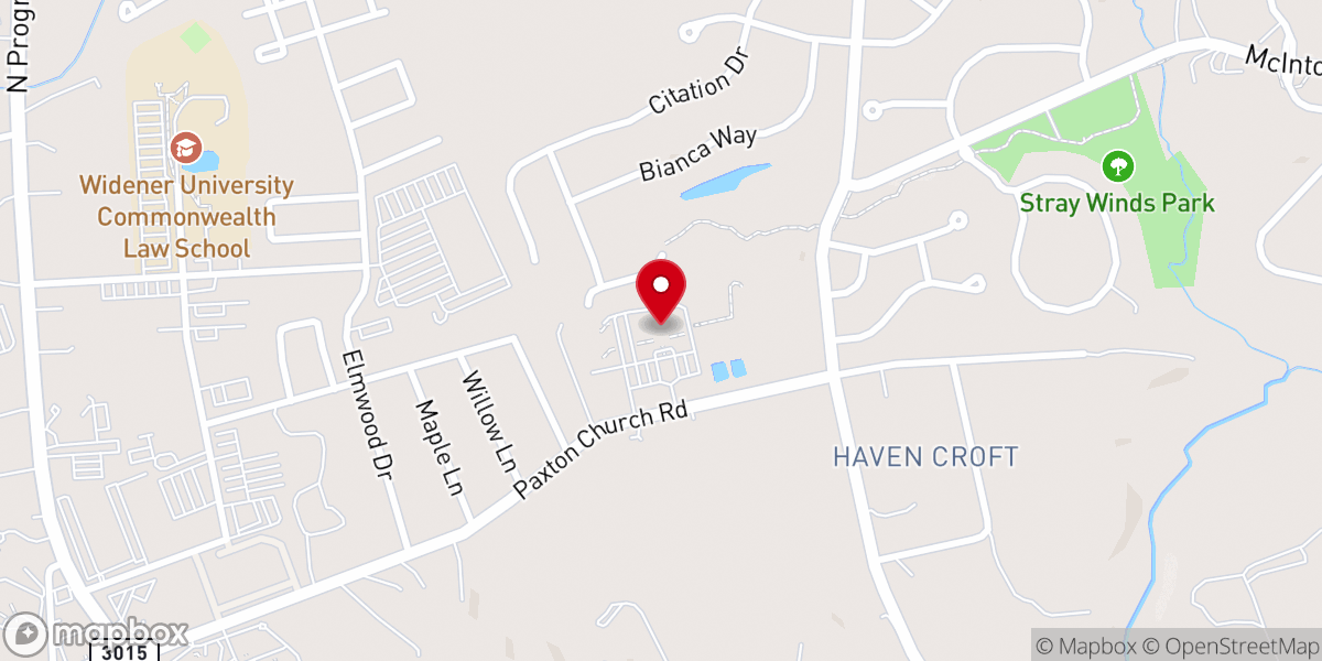 Map showing location of St. Margaret Mary Roman Catholic Church