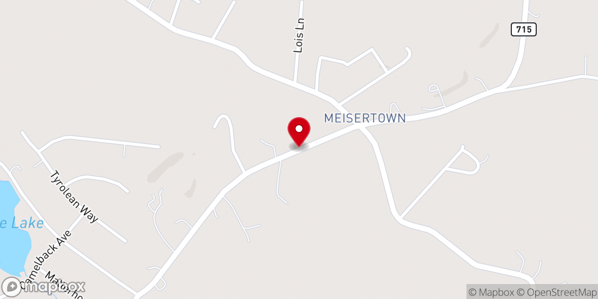 Map showing location of Krieger Marvin W