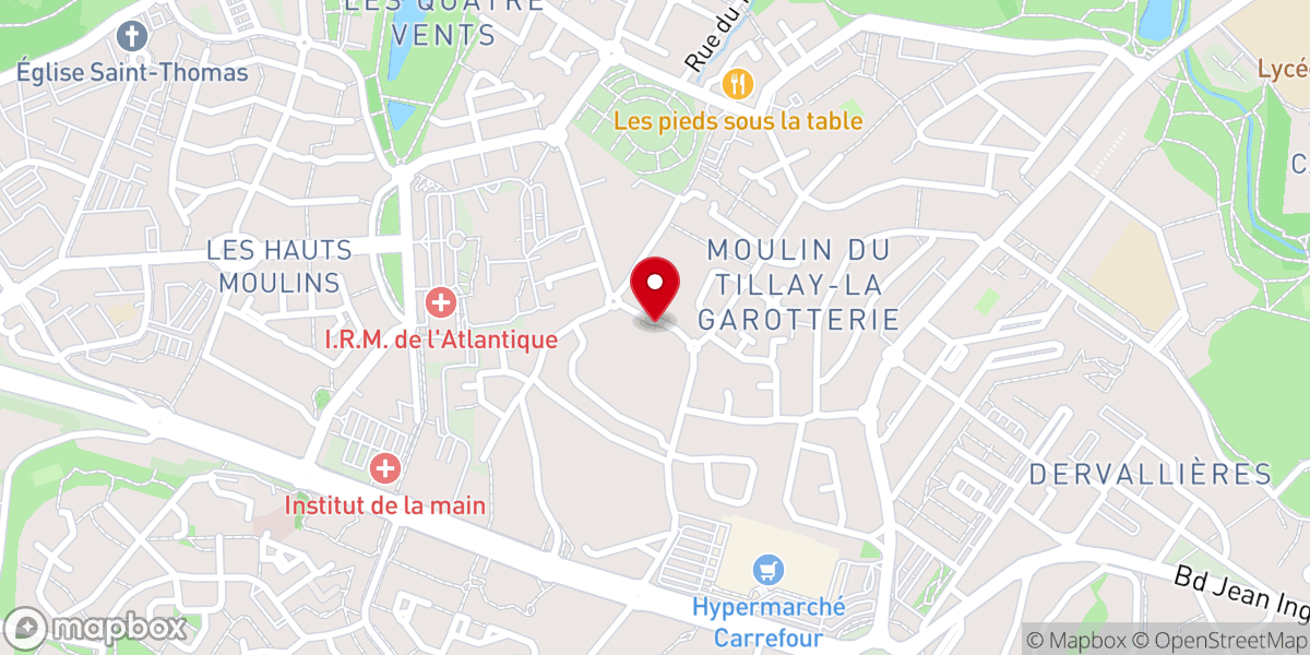 Map showing location of Sœurs de l'Agneau de Dieu