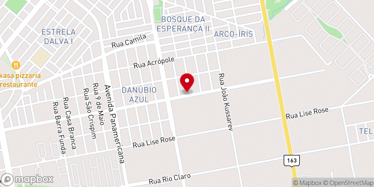 Map showing location of Igreja Evangélica Avivamento Biblico Norte De Campo Grande