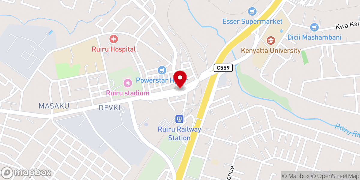 Map showing location of Calvary SDA Church