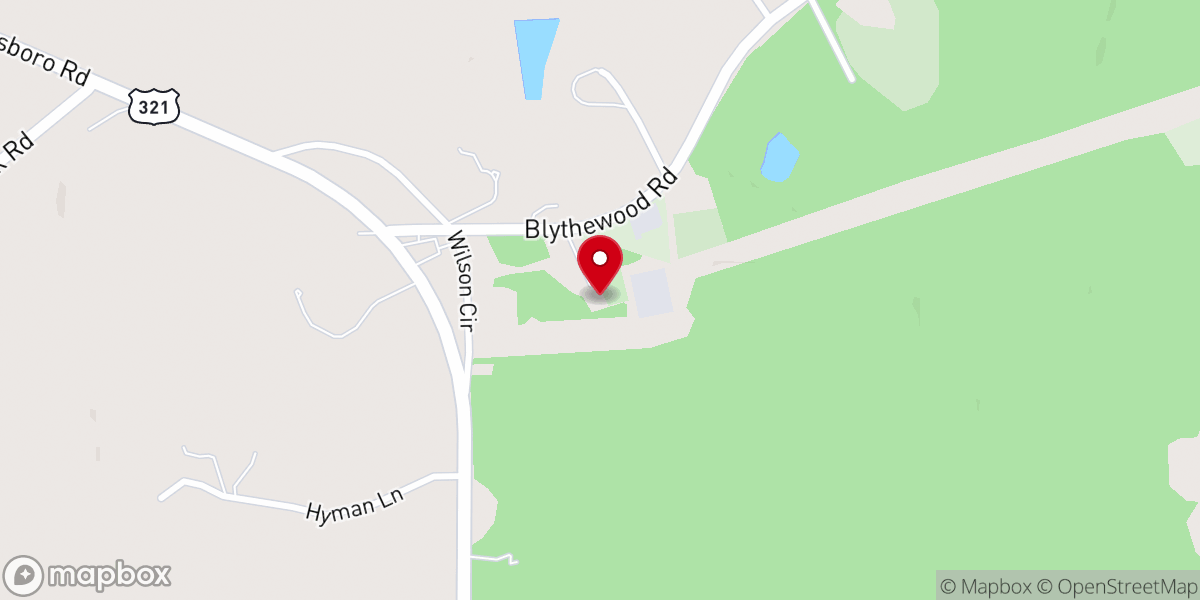 Map showing location of St Andrew's Lutheran Church