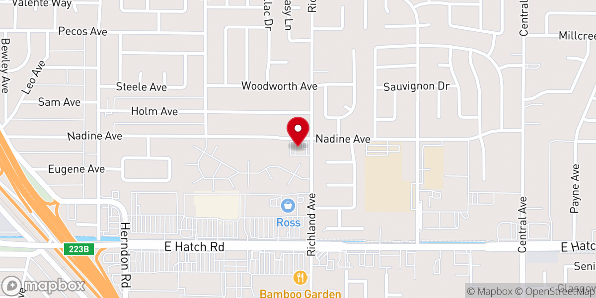 Map showing location of Richland Faith Assembly of God