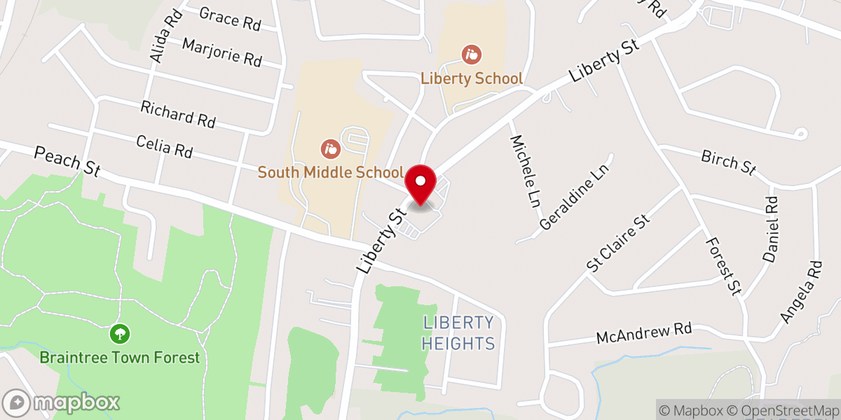 Map showing location of St Clare Religious Education