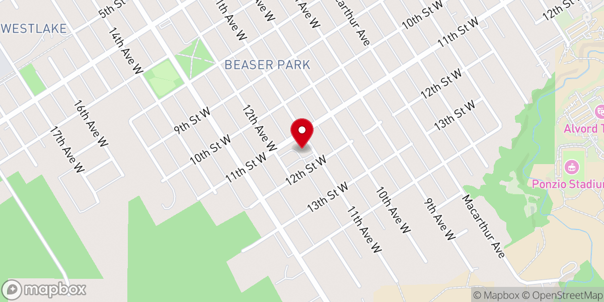 Map showing location of Little Friends of Jesus Child Care Center