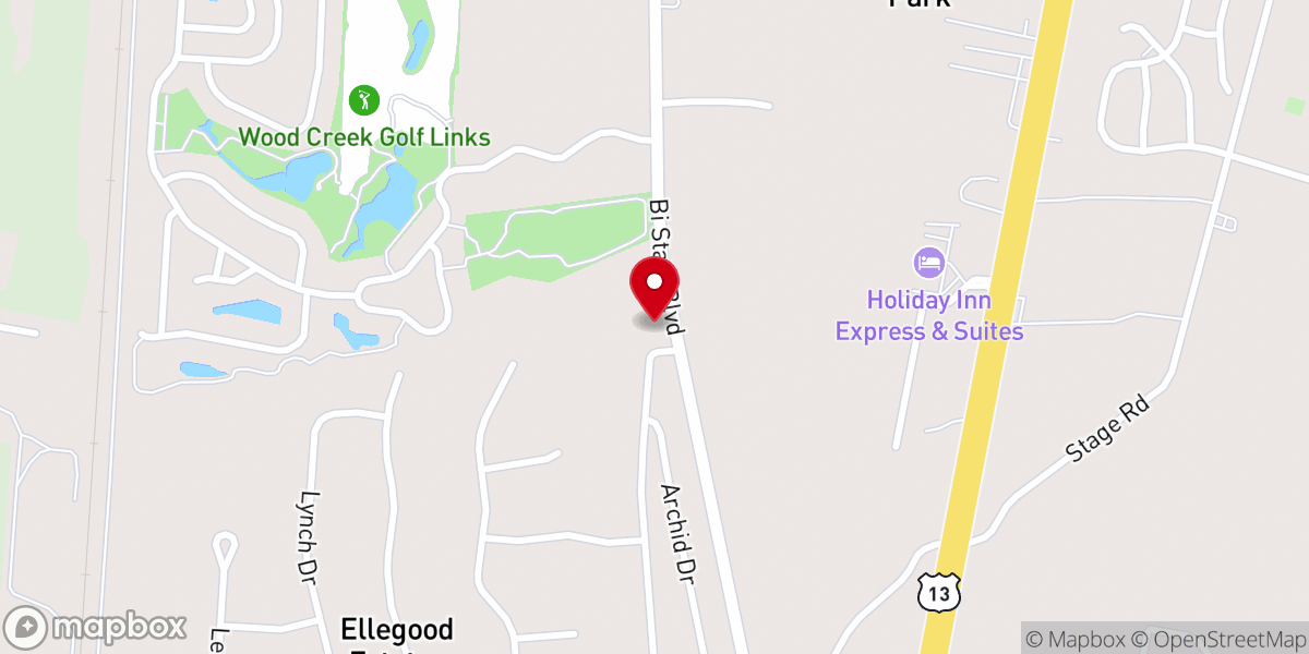 Map showing location of Grow In Grace Worship Center