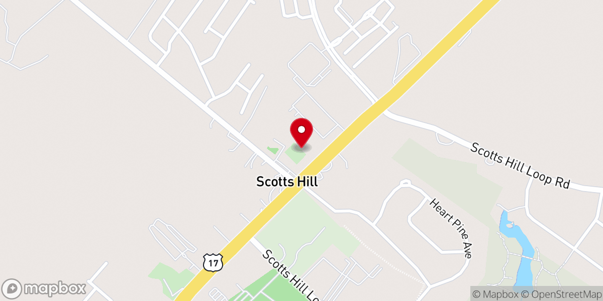 Map showing location of Wesleyan Chapel United Methodist Church