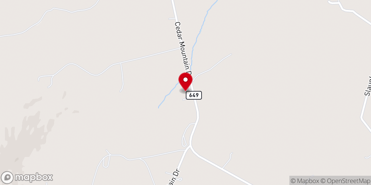 Map showing location of Divine Life Full Gospel Baptist