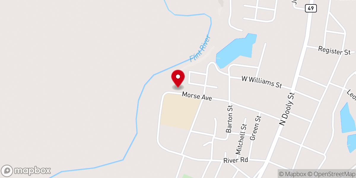 Map showing location of New Life Ministries