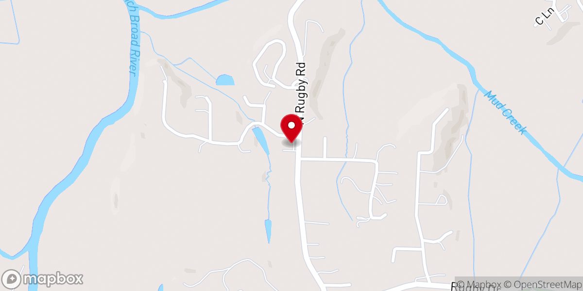 Map showing location of Progress Baptist Church