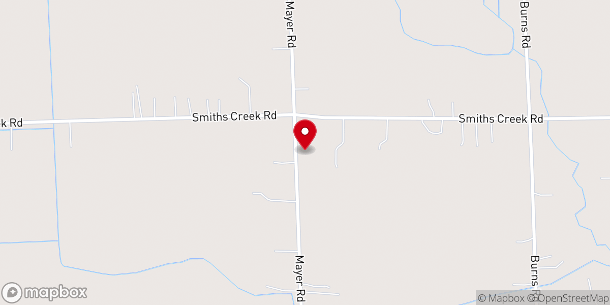 Map showing location of St John Baptist Church