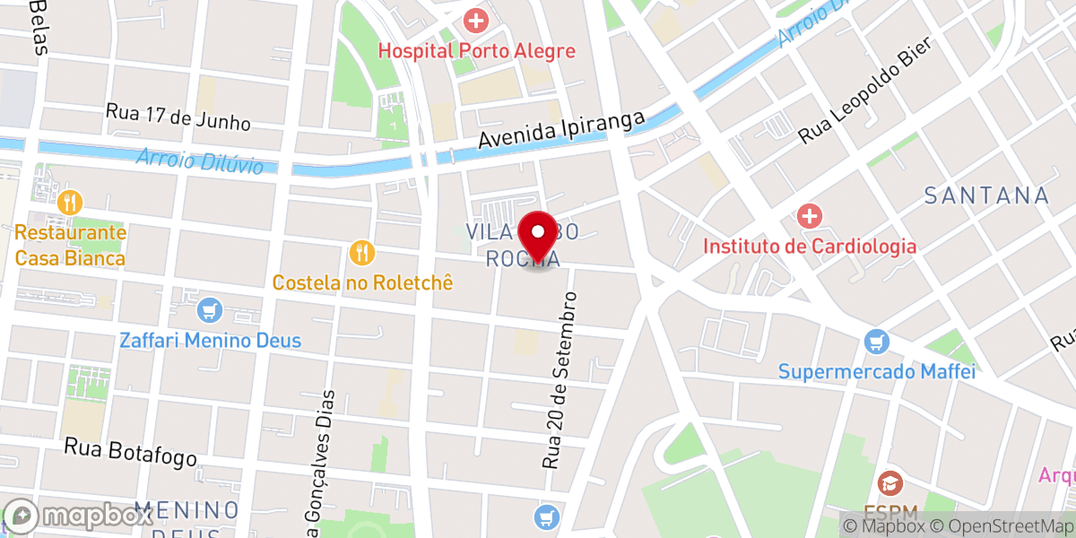 Map showing location of Assembléia De Deus Ponto De Pregação