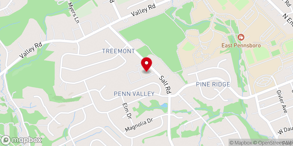 Map showing location of Our Lady of Lourdes Catholic Church