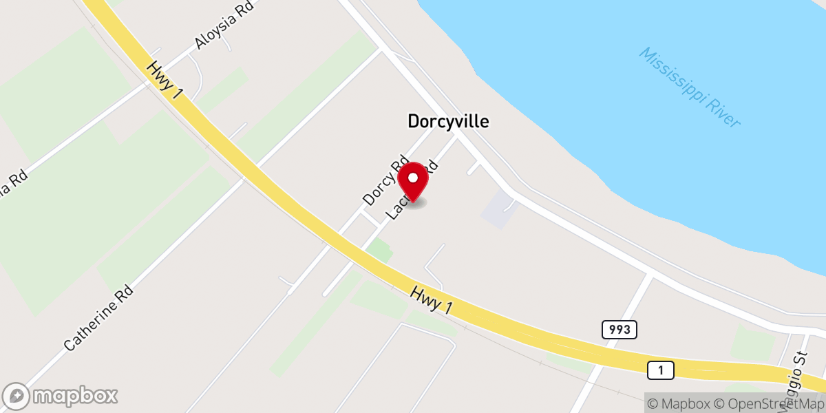 Map showing location of St John the Baptist Church