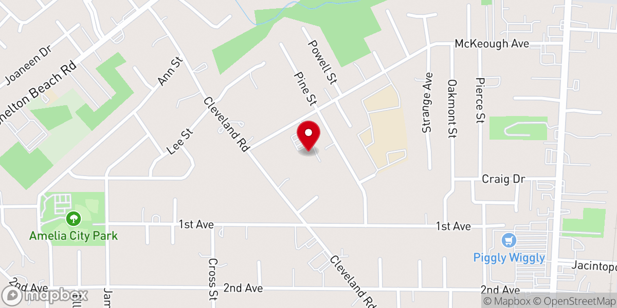 Map showing location of Stillwater Church