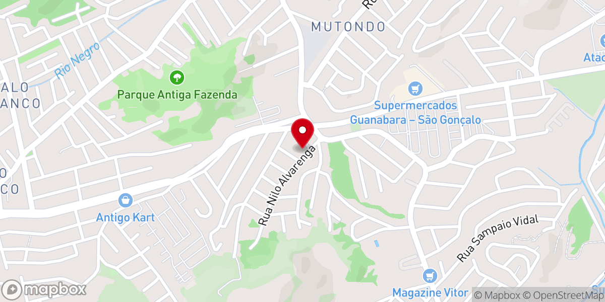 Map showing location of Igreja de Deus no Brasil