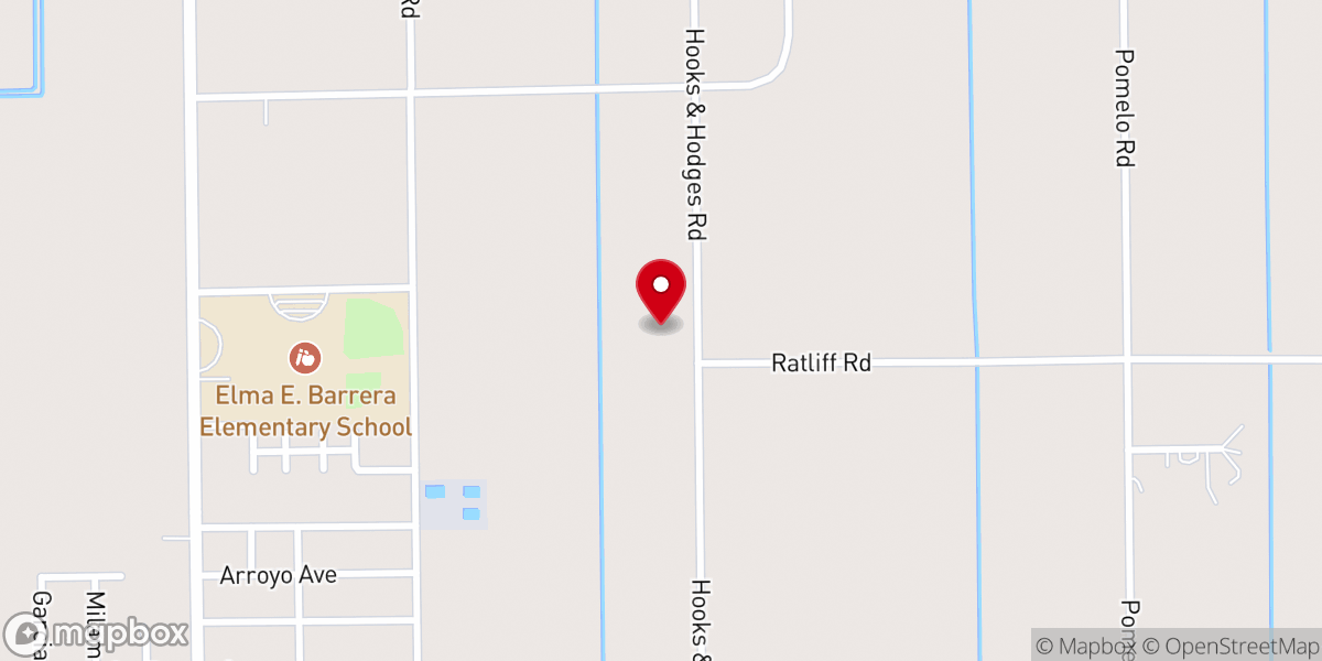 Map showing location of Iglesia Rios de Agua Viva