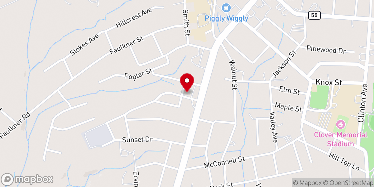 Map showing location of Body of Christ Cathedral